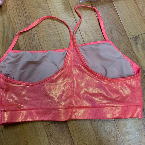 NWT Balera Metallic Racerback Dance Bra Top - Picture 2 of 3
